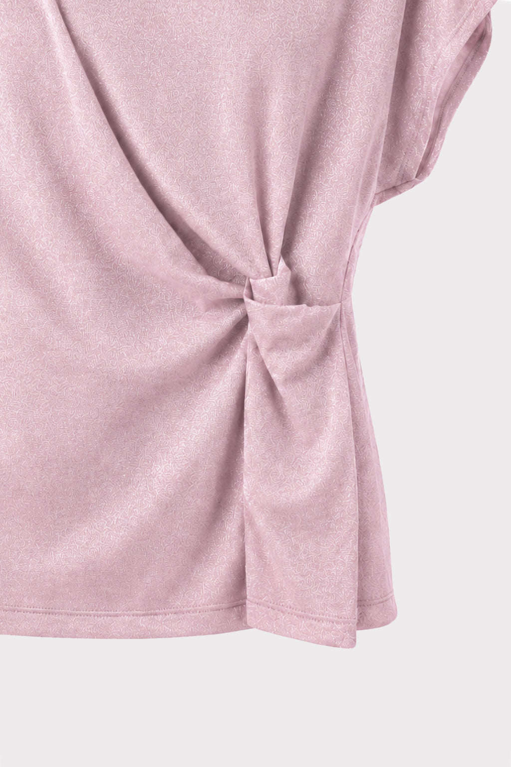 Top lurex dettaglio nodo