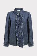 Camicia jeans con gale