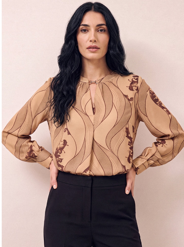 Camicia stampa foulard