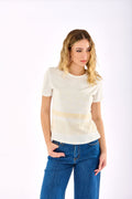 T-shirt con passamaneria