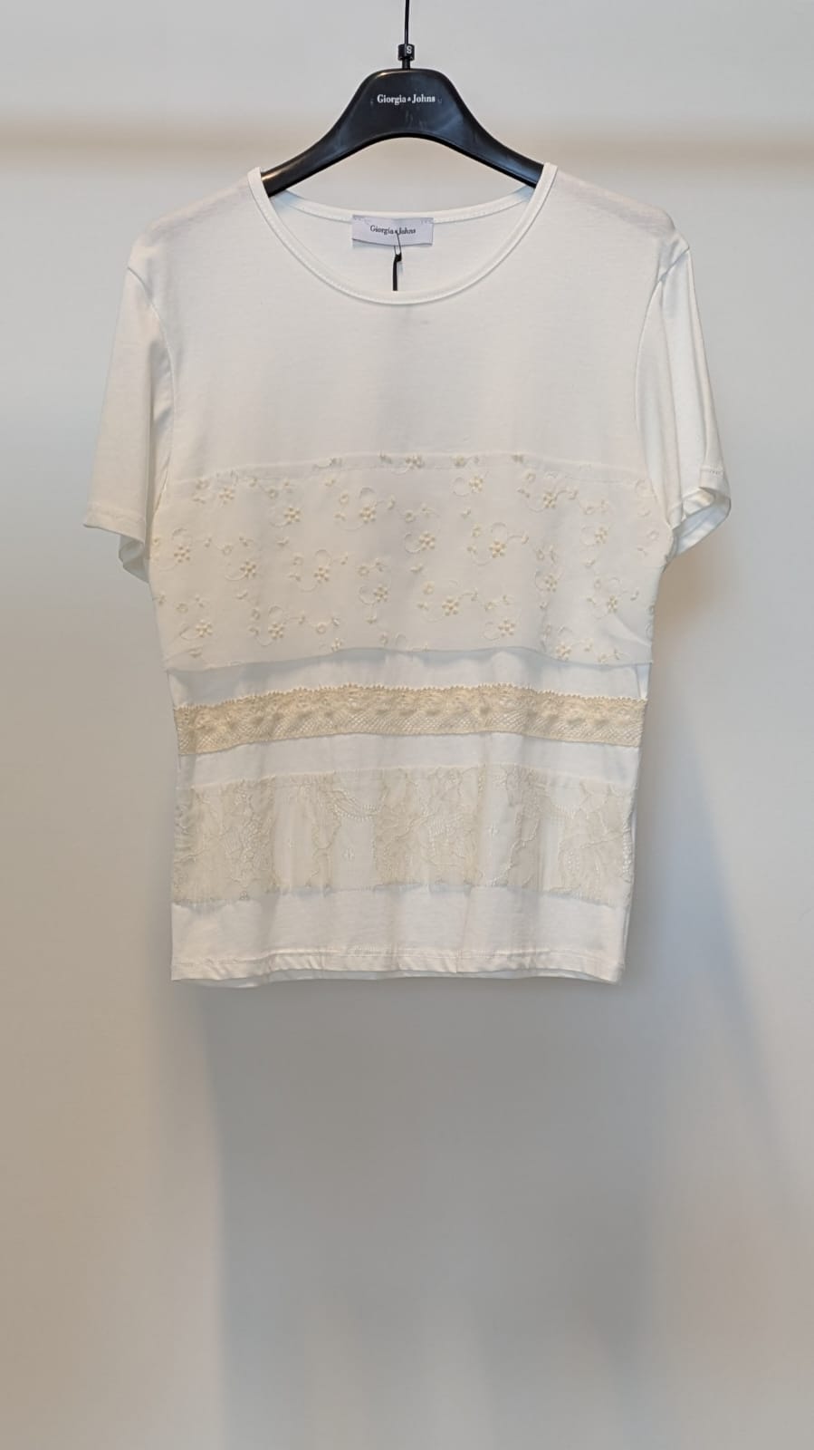 T-shirt con passamaneria