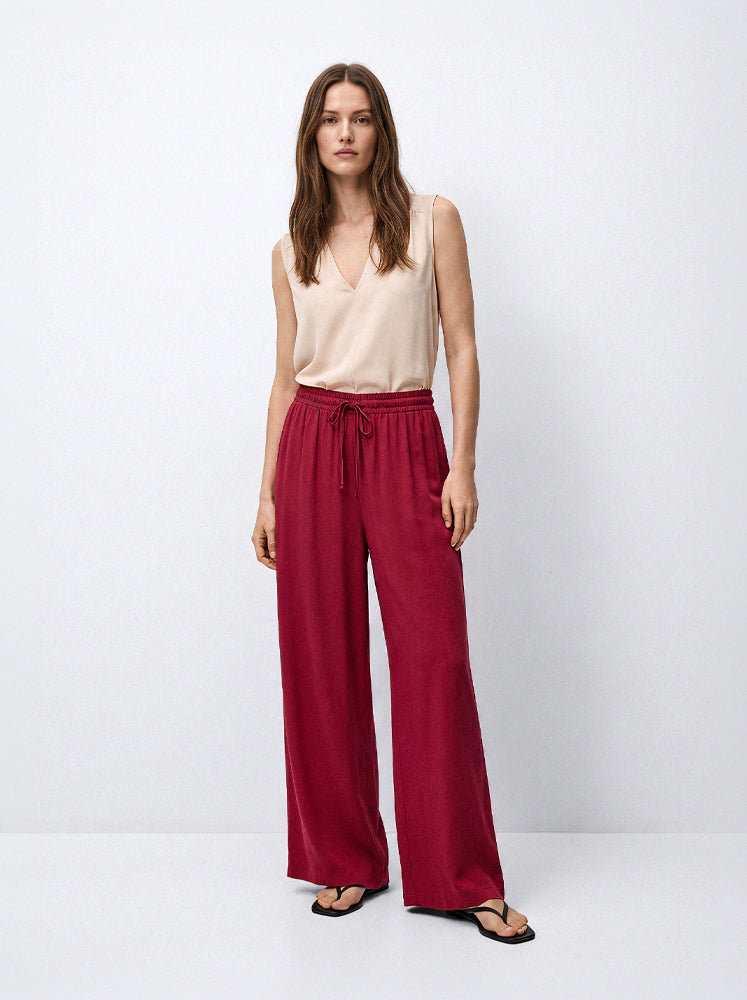 Pantaloni fluidi con coulisse