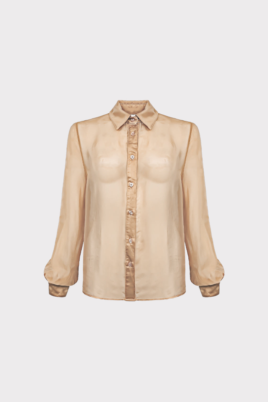 Camicia in misto seta