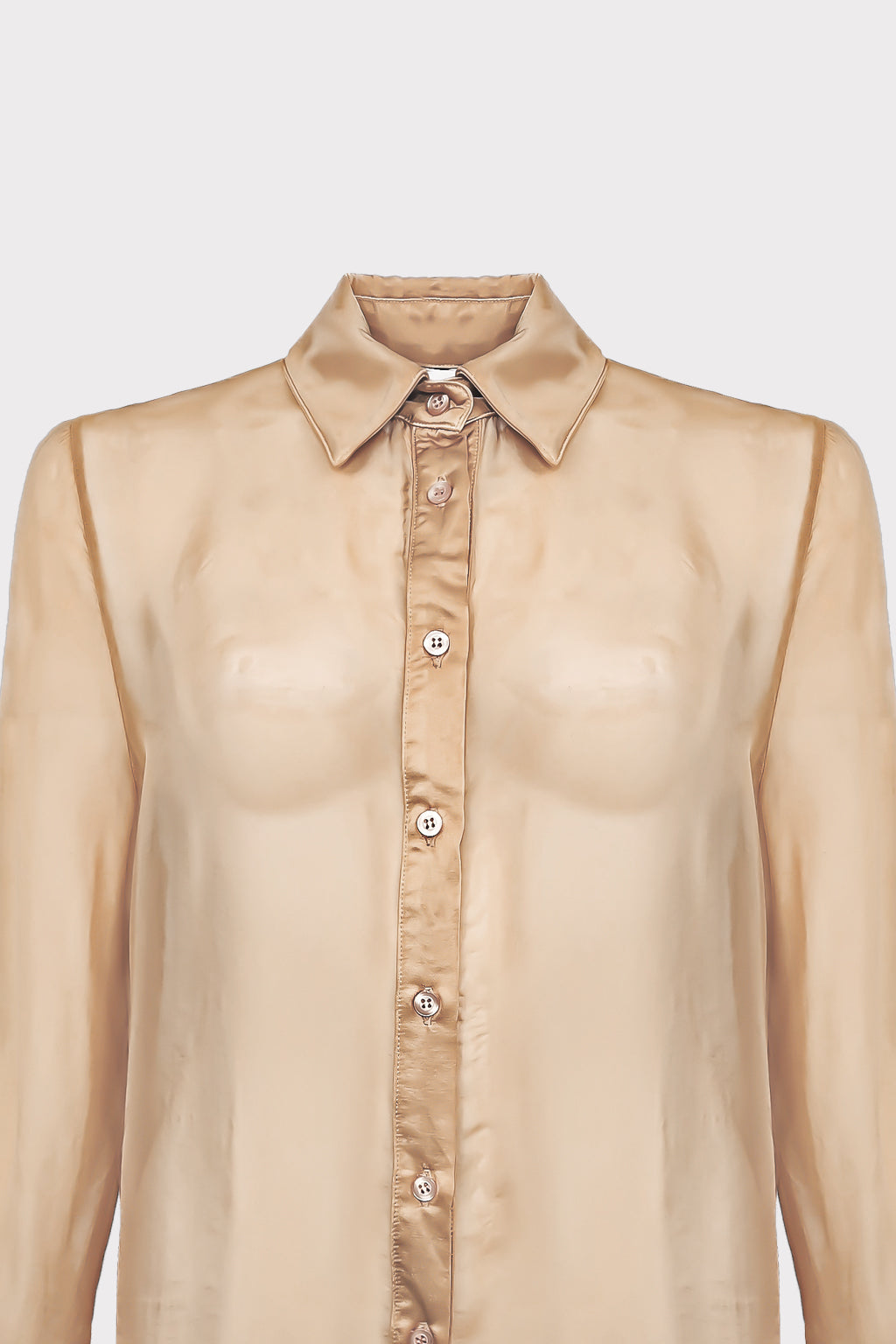 Camicia in misto seta