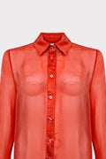 Camicia in misto seta