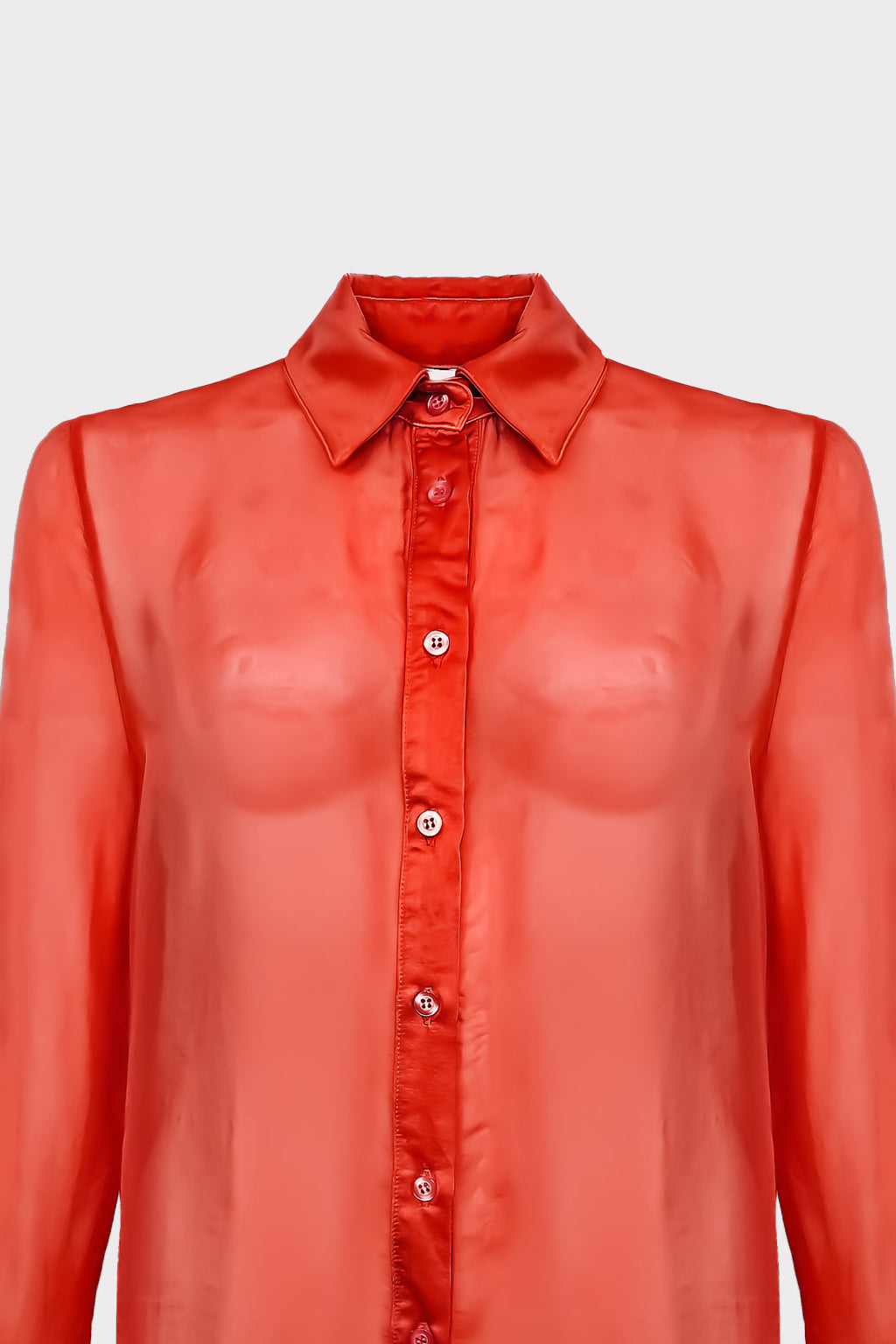Camicia in misto seta