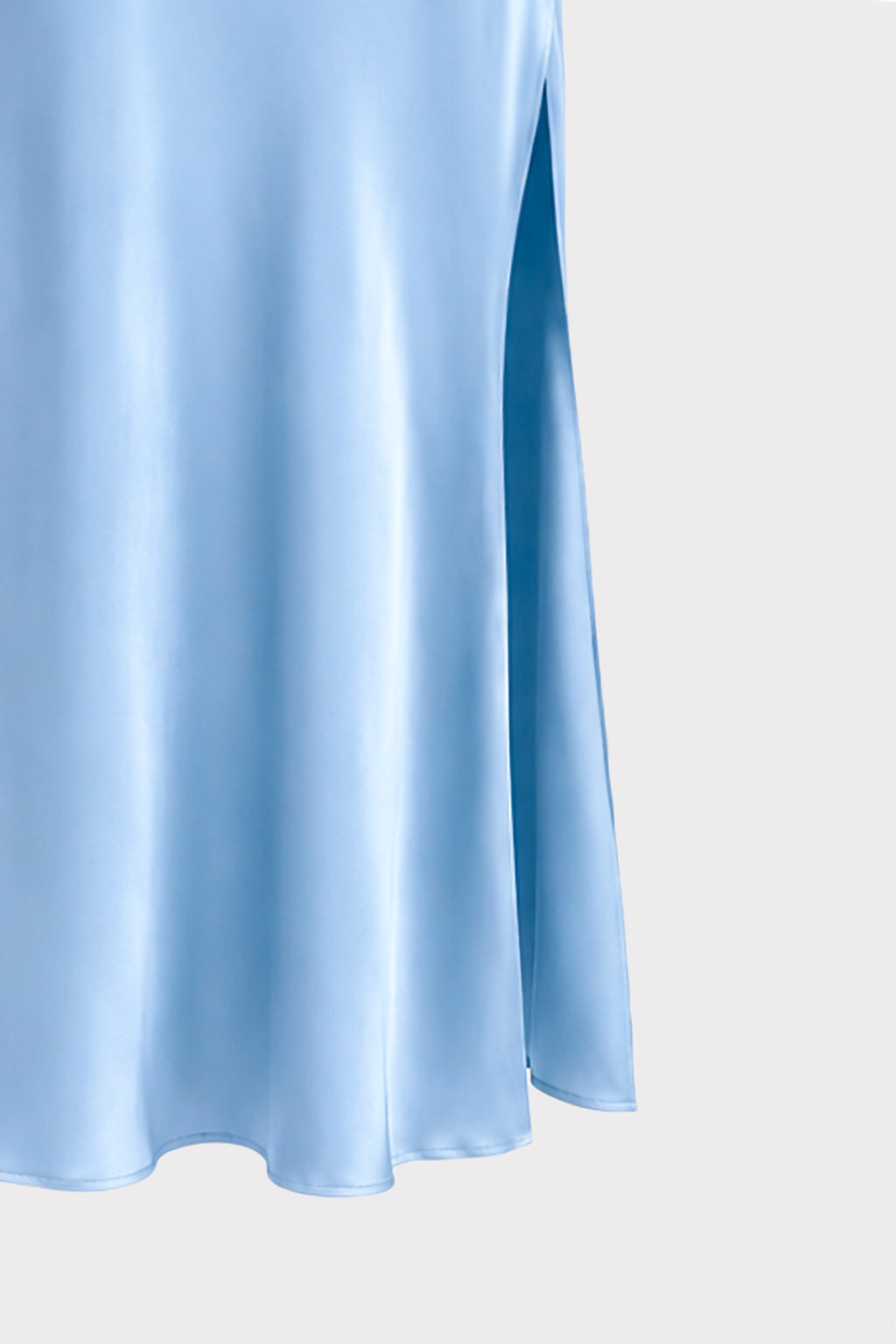 Abito midi con rouches
