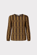 Blusa in stampa grafica