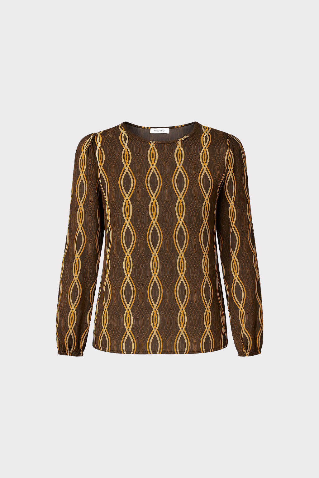 Blusa in stampa grafica