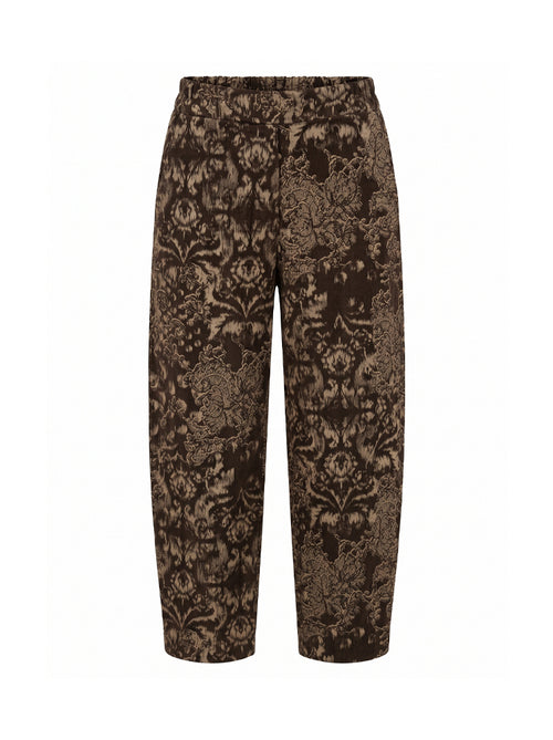Pantaloni stampa cachemire