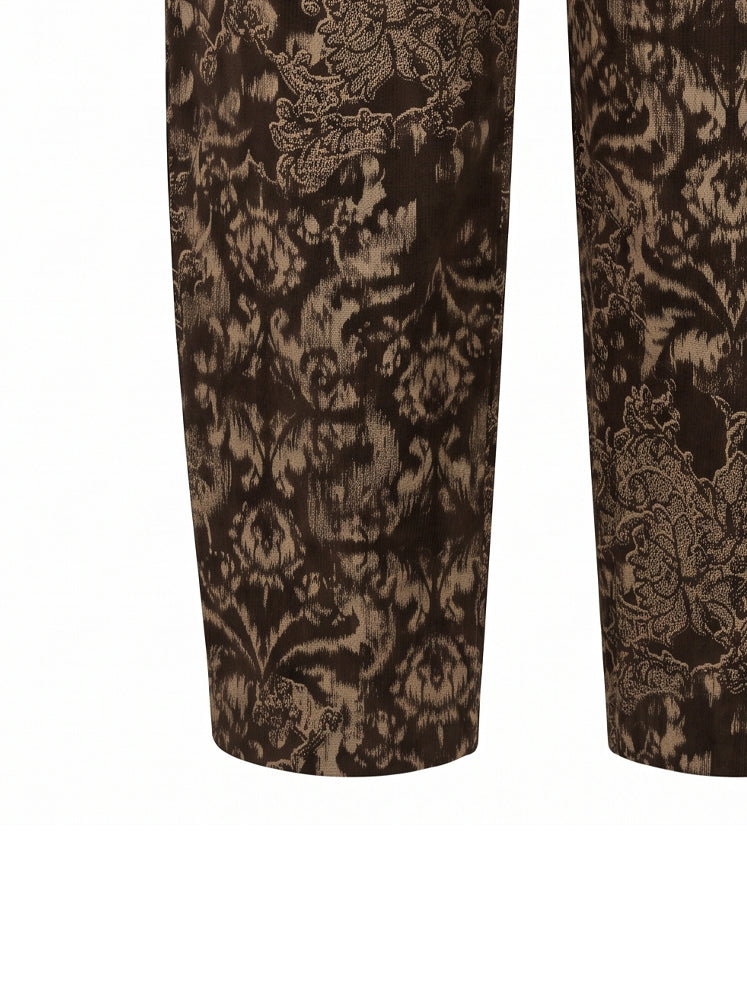 Pantaloni stampa cachemire