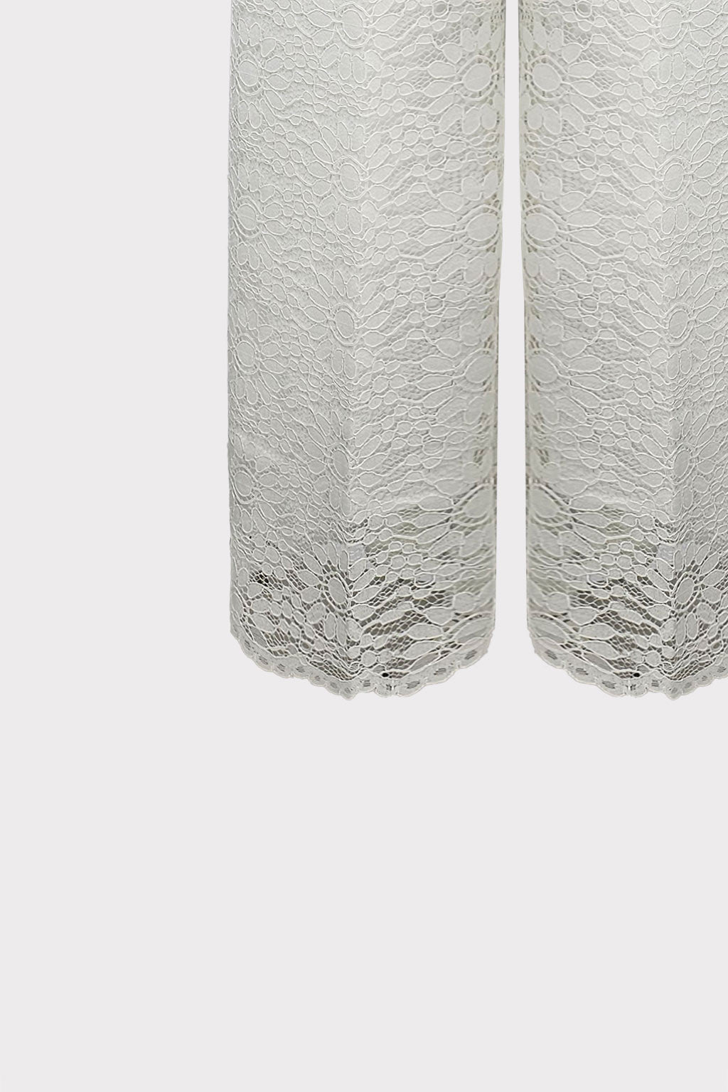 Pantalone ricami in pizzo