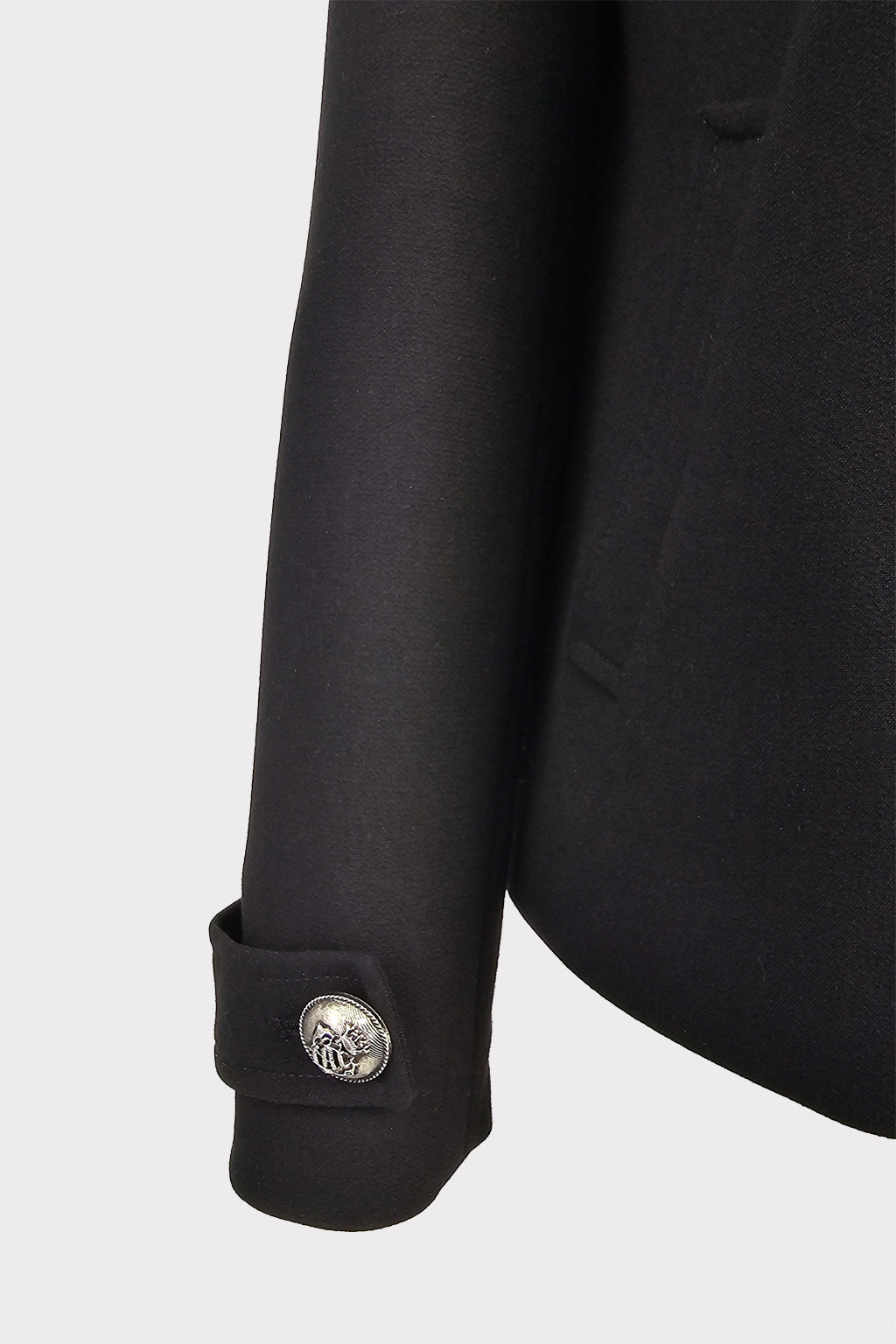 Cappotto doppiopetto bottoni militari