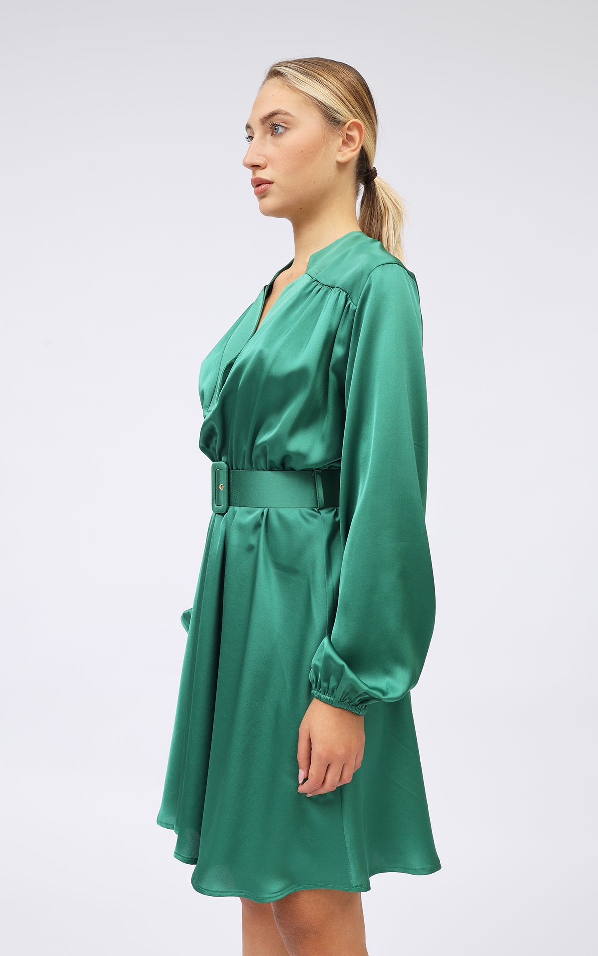 Abito satin riprese