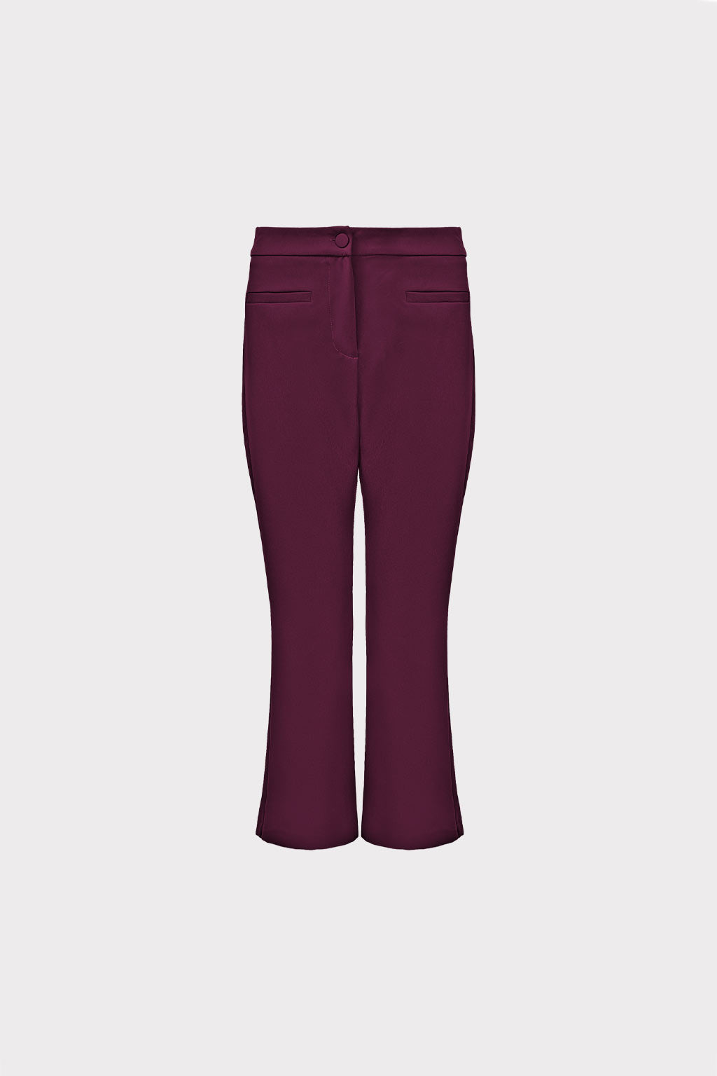 Pantalone a zampa con frisi