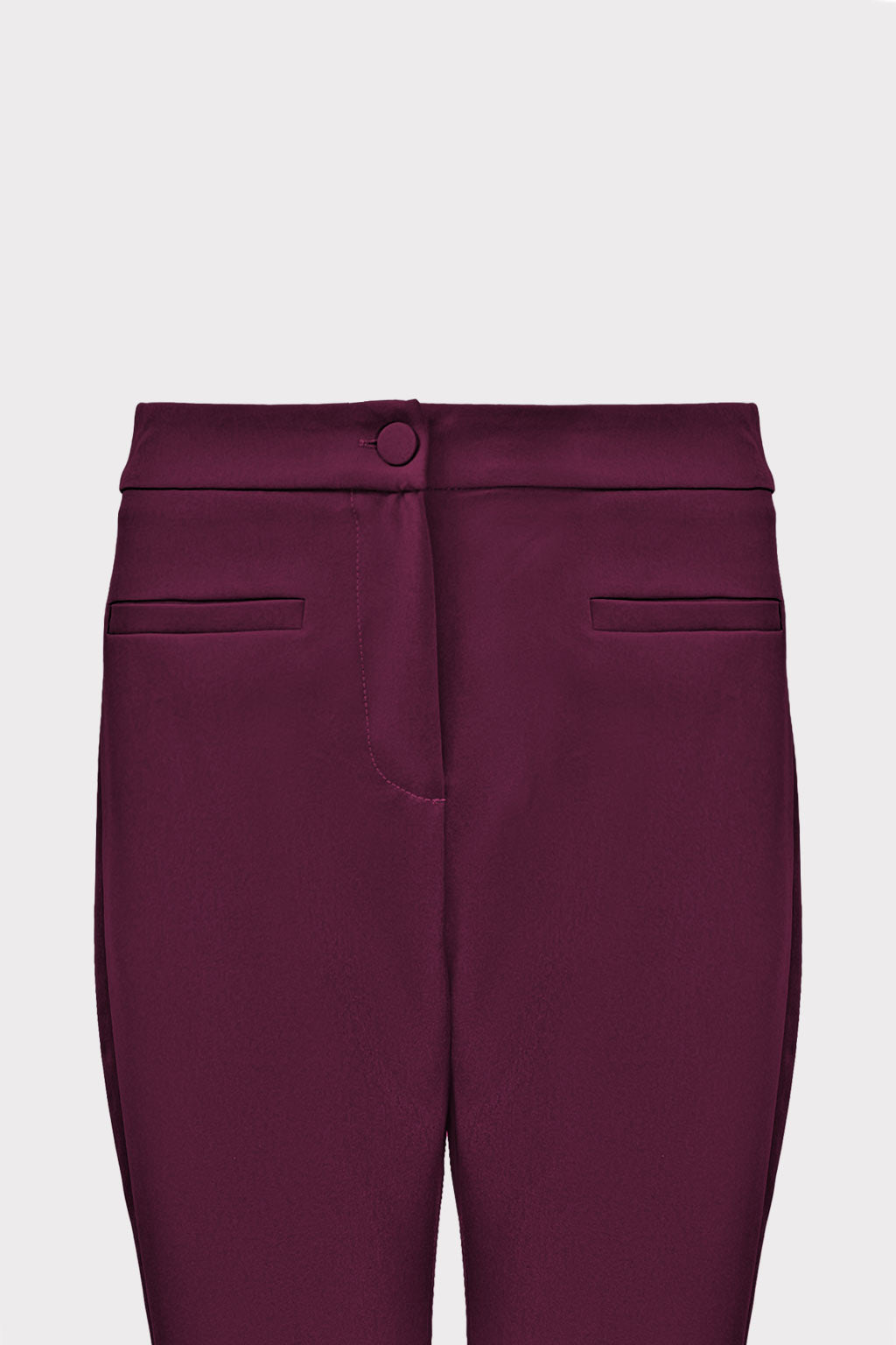 Pantalone a zampa con frisi