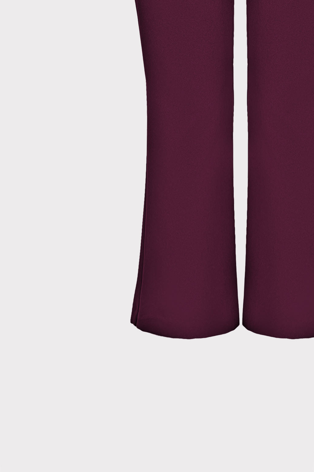 Pantalone a zampa con frisi