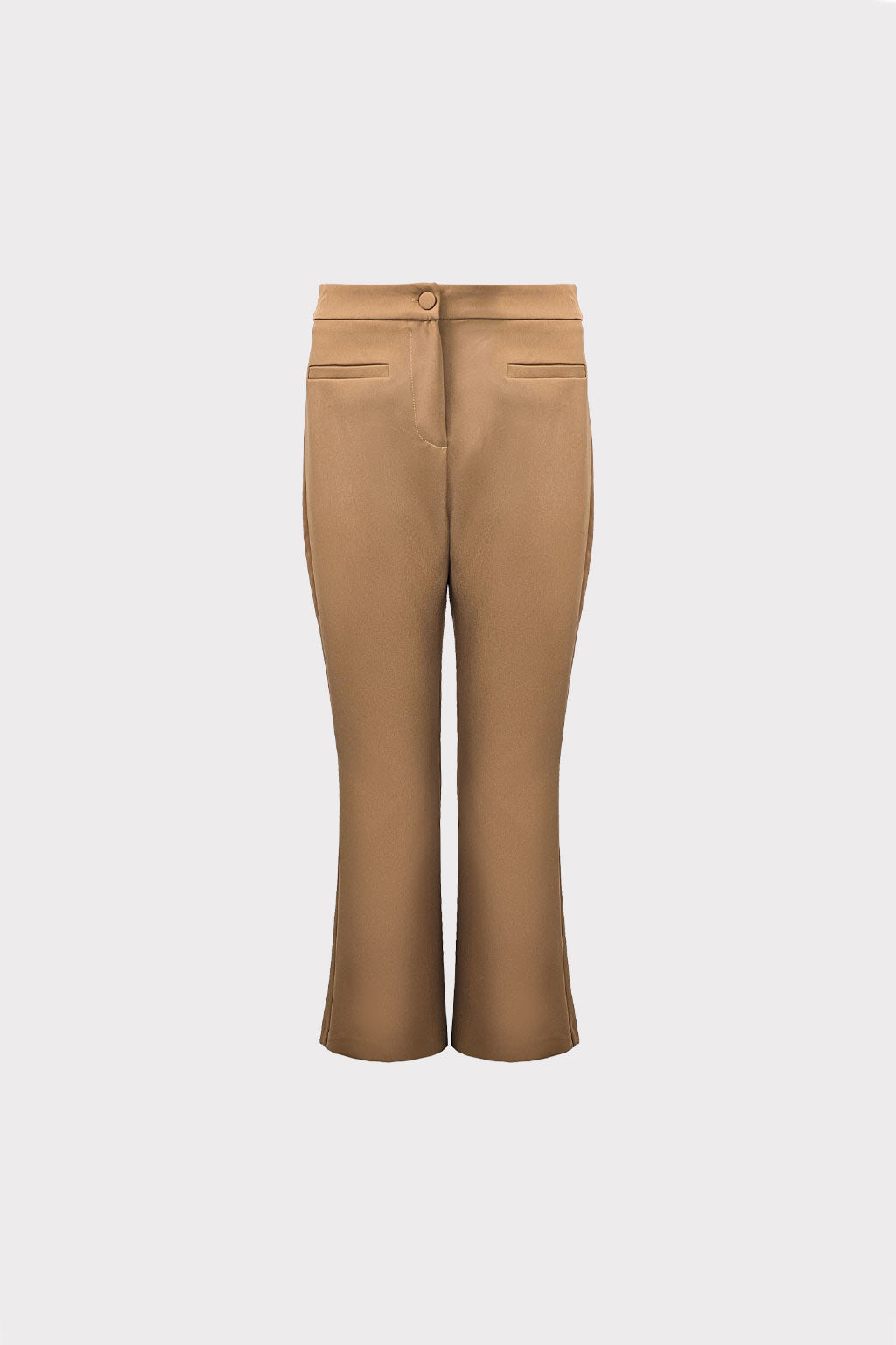 Pantalone a zampa con frisi