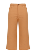 Pantalone wide leg con strass