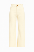 Pantalone con cuciture