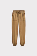 Pantaloni jogger ecopelle