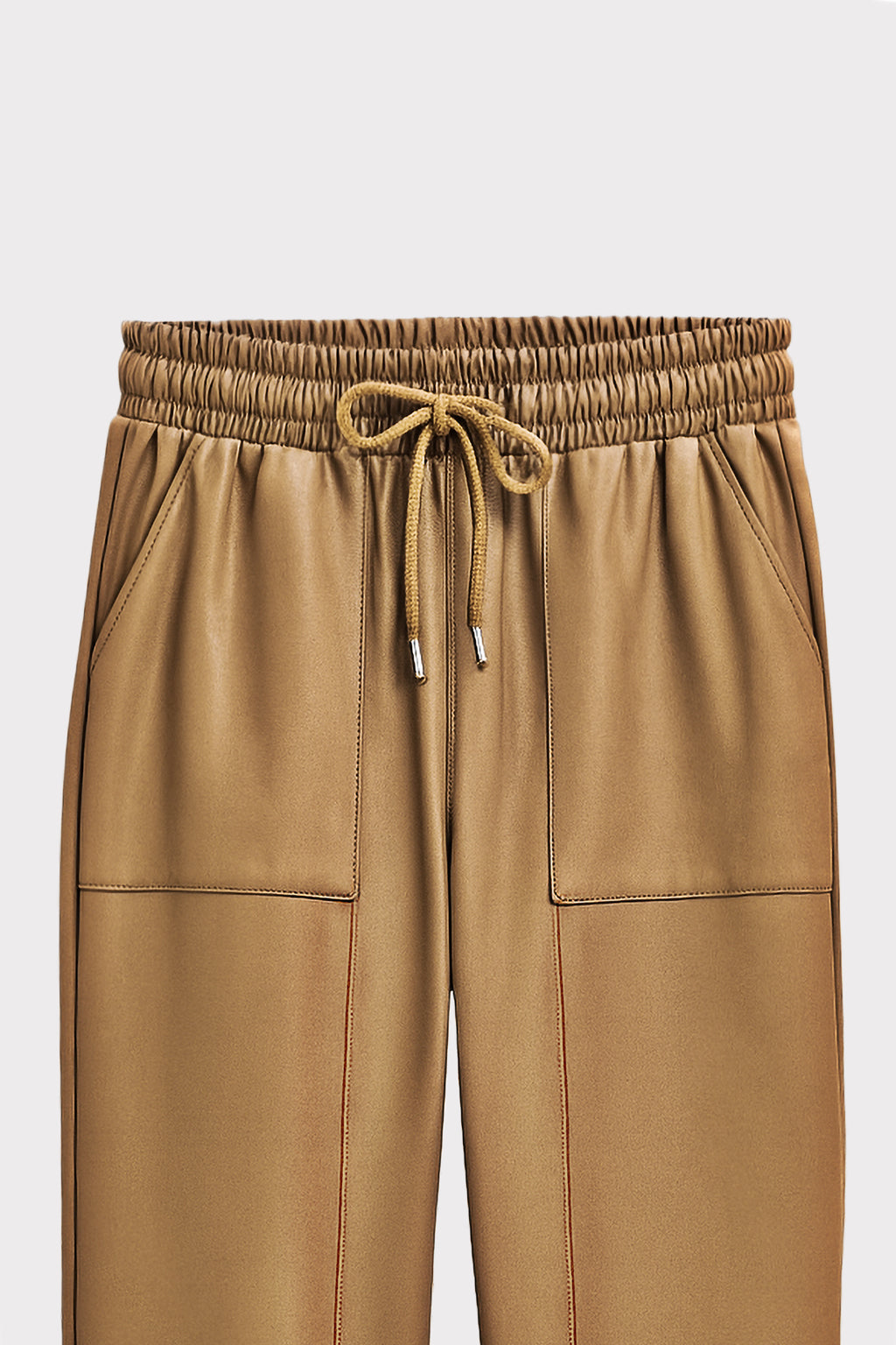 Pantaloni jogger ecopelle