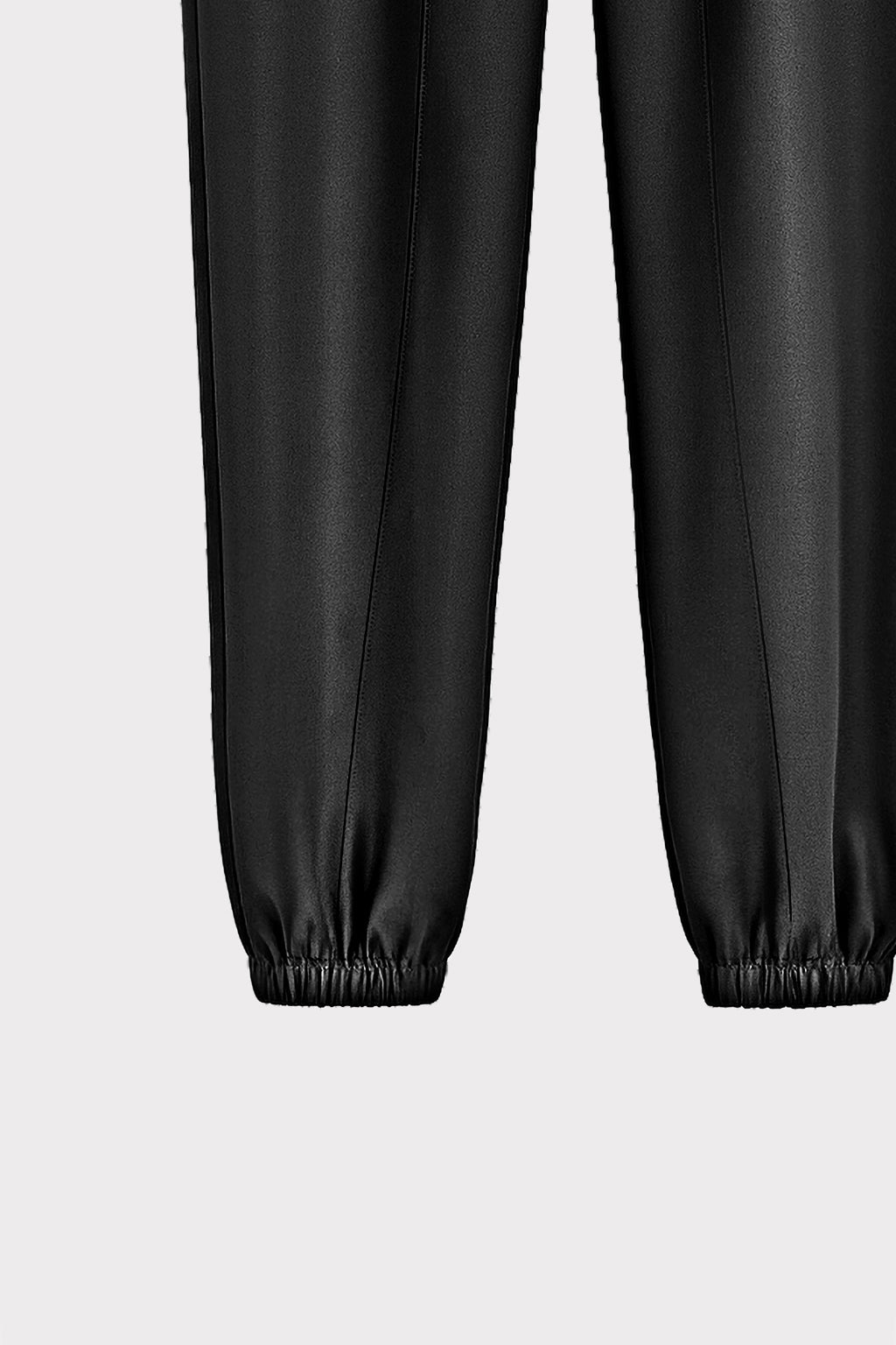 Pantaloni jogger ecopelle