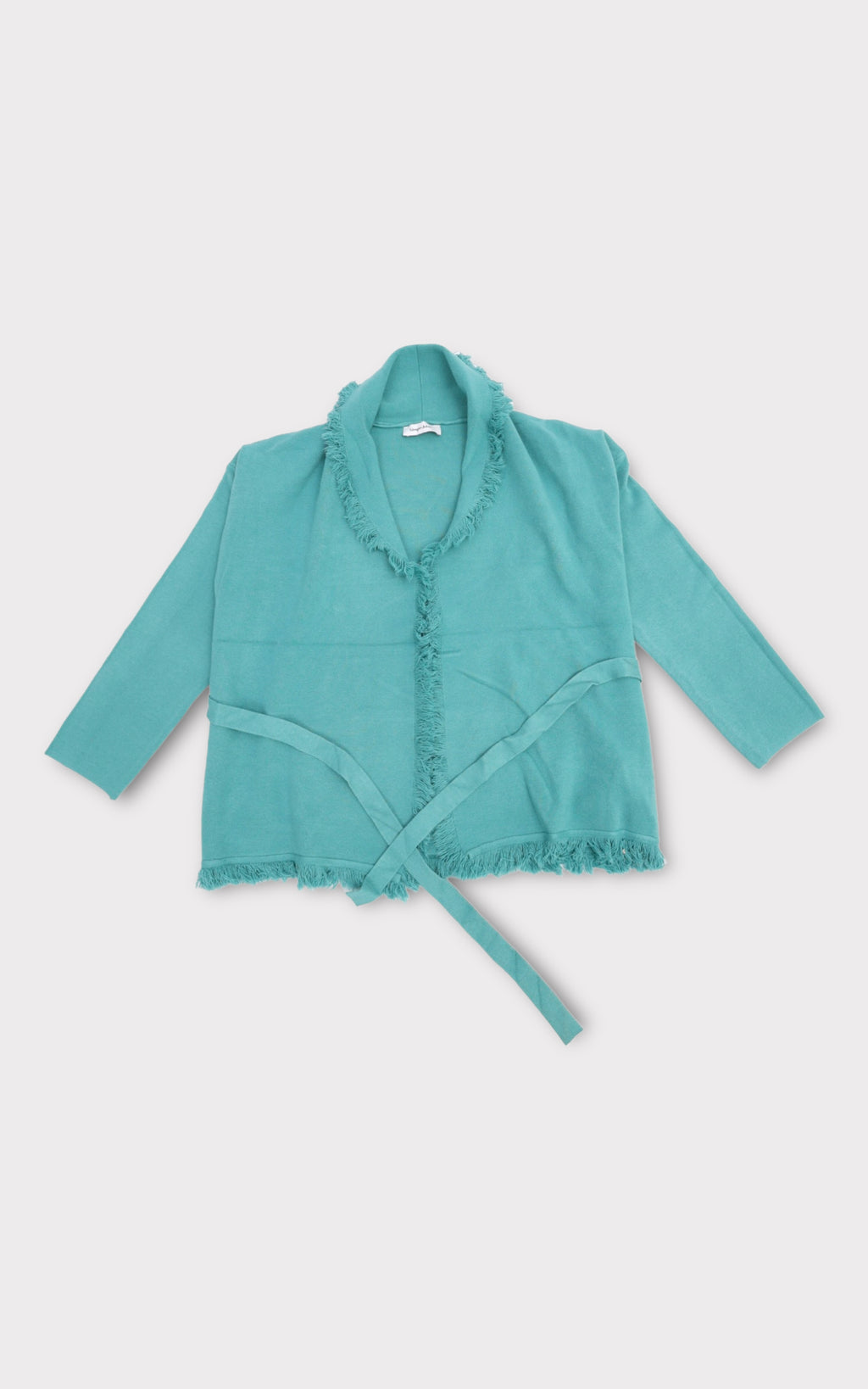 Maglia giacca effetto frange
