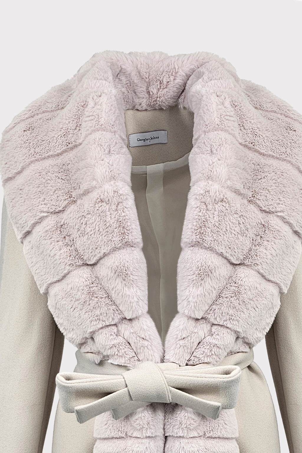 Cappotto lungo con pelliccia