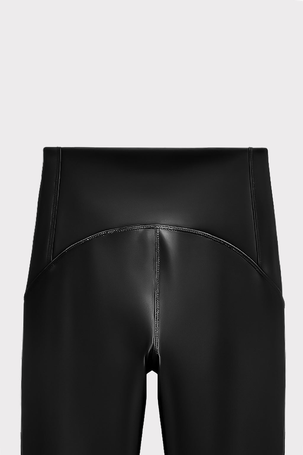 Pantaloni slim fit ecopelle