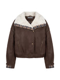 Giubbotto aviator profili tartan