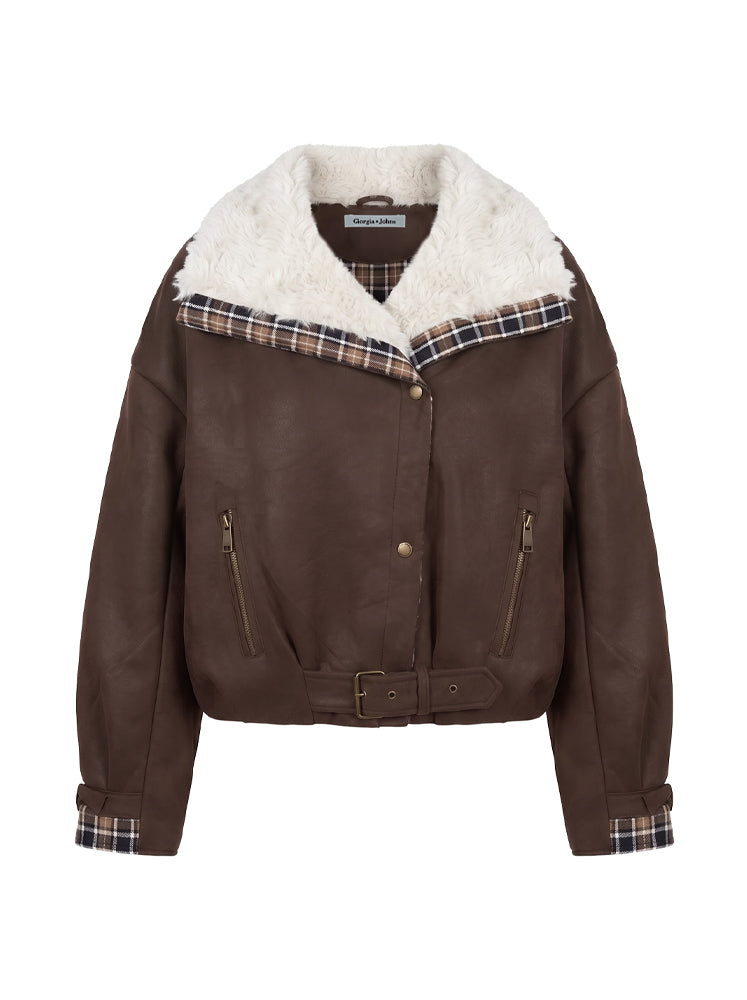 Giubbotto aviator profili tartan