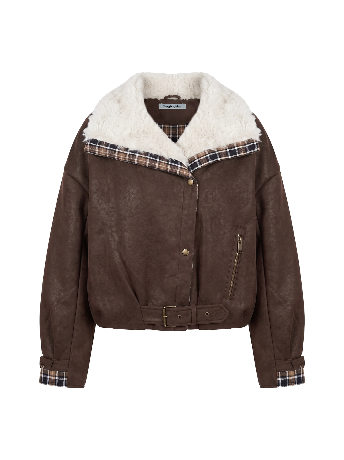 Giubbotto aviator profili tartan