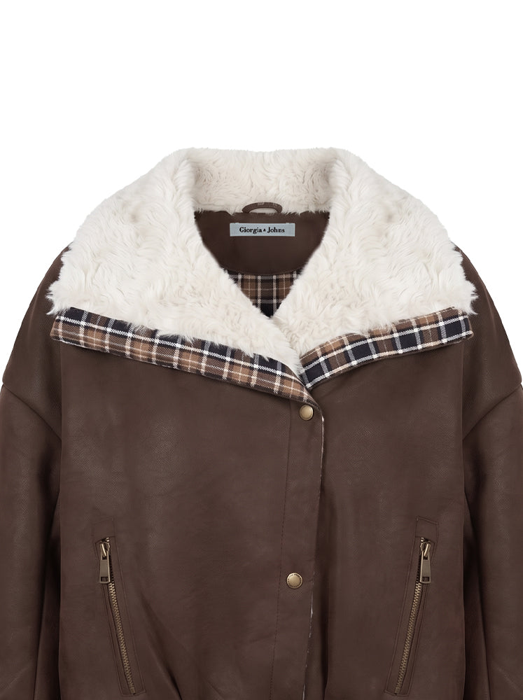 Giubbotto aviator profili tartan