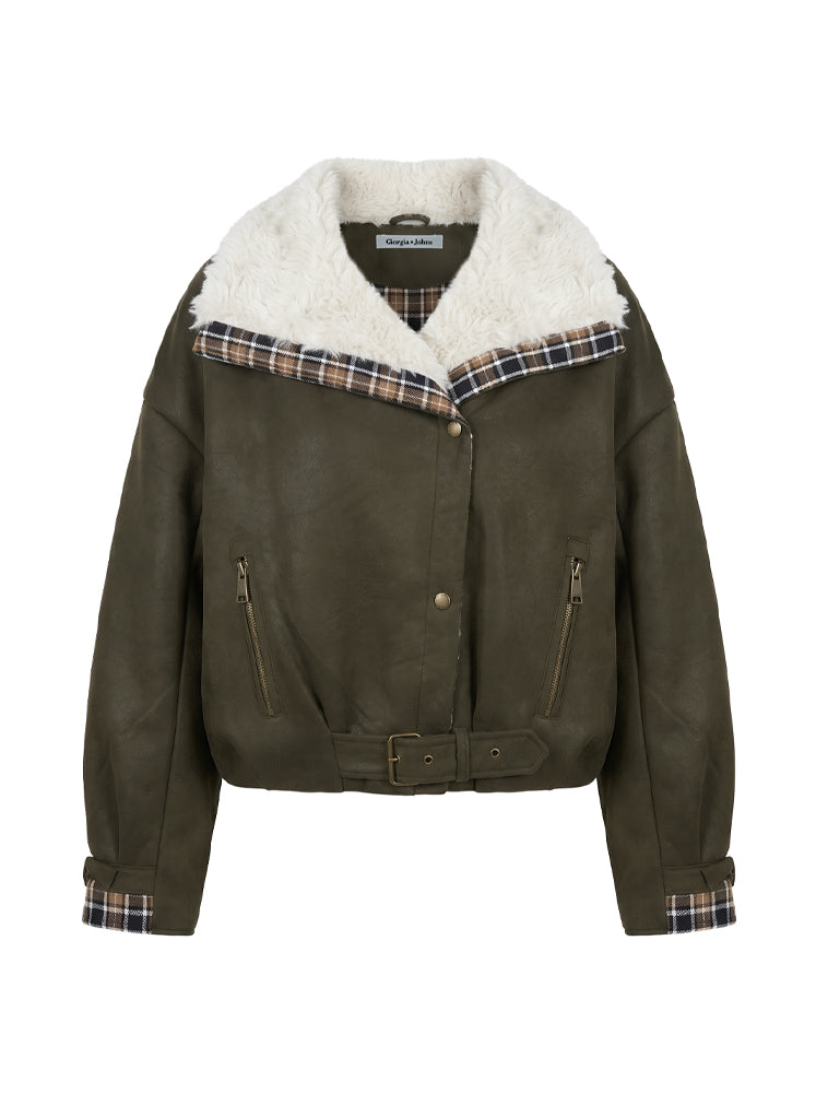 Giubbotto aviator profili tartan