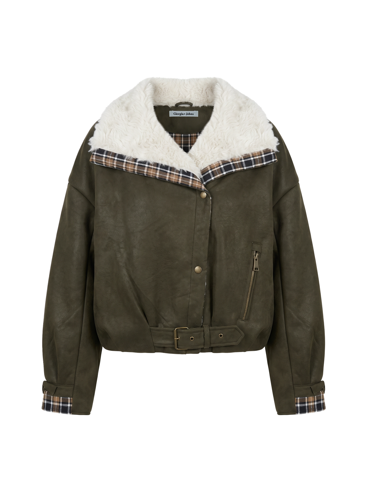 Giubbotto aviator profili tartan