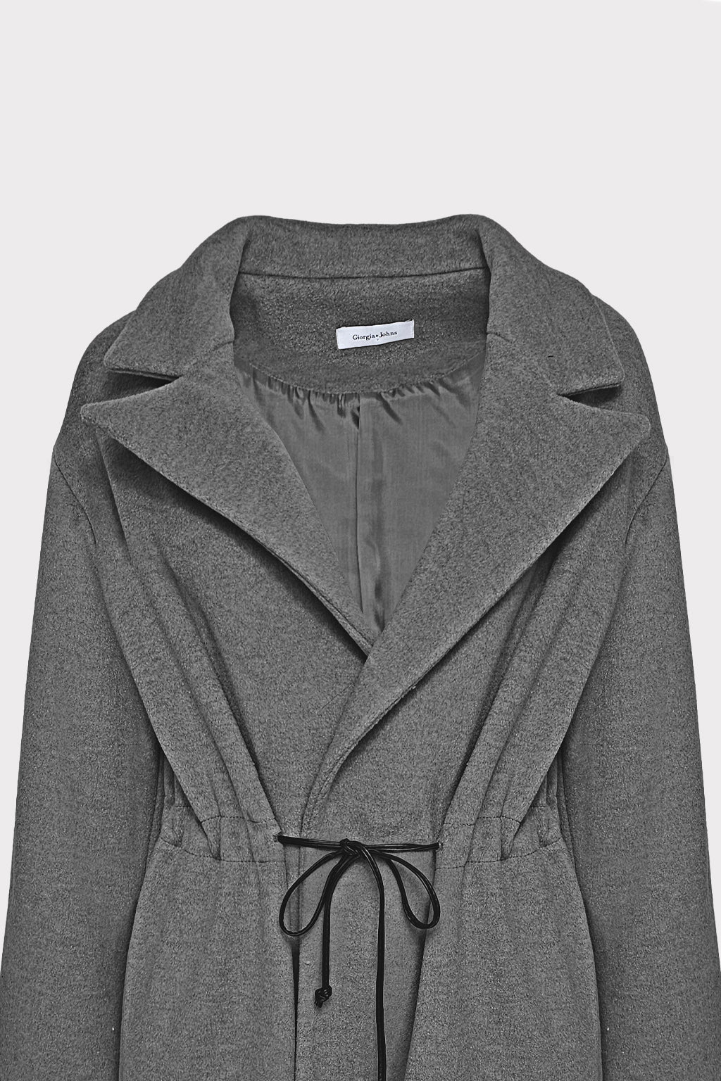 Cappotto con laccio