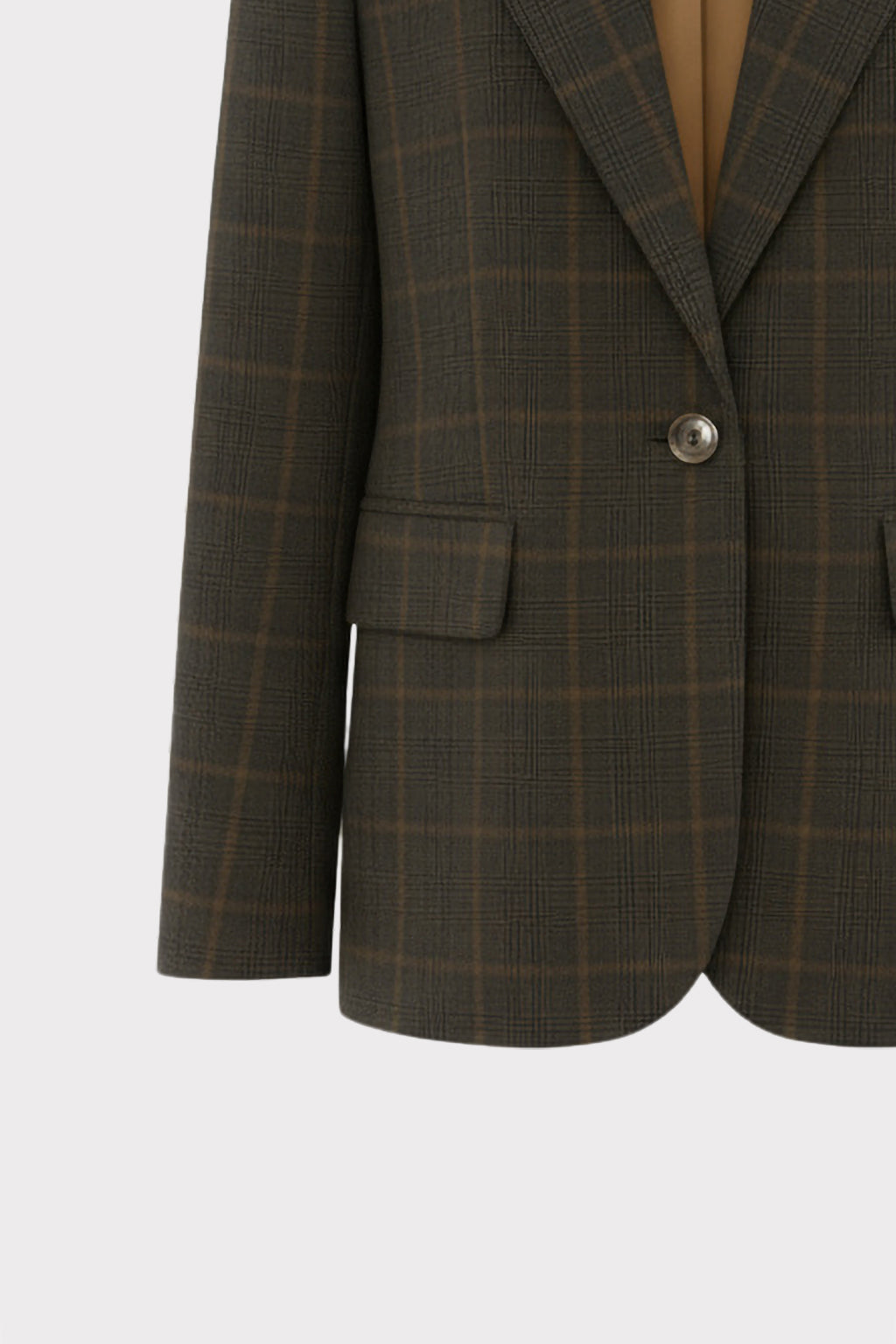 Blazer monopetto check