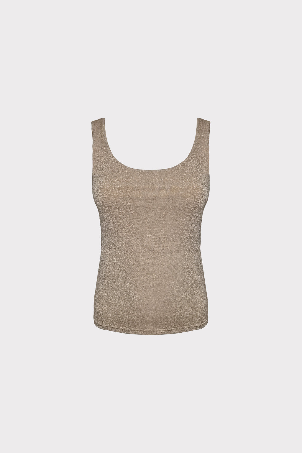 Canotta lurex spalline larghe