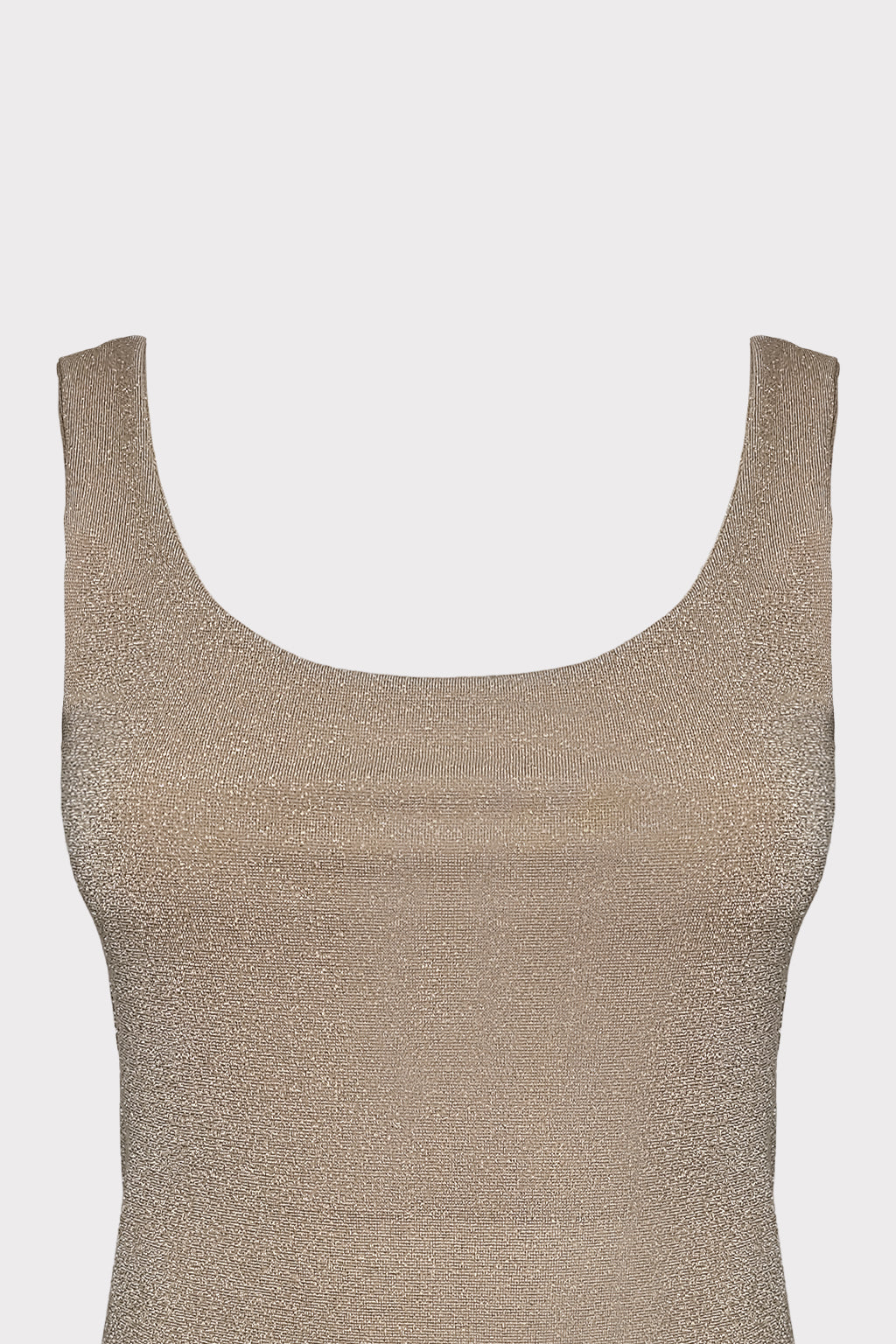 Canotta lurex spalline larghe