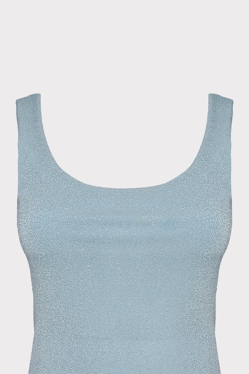 Canotta lurex spalline larghe