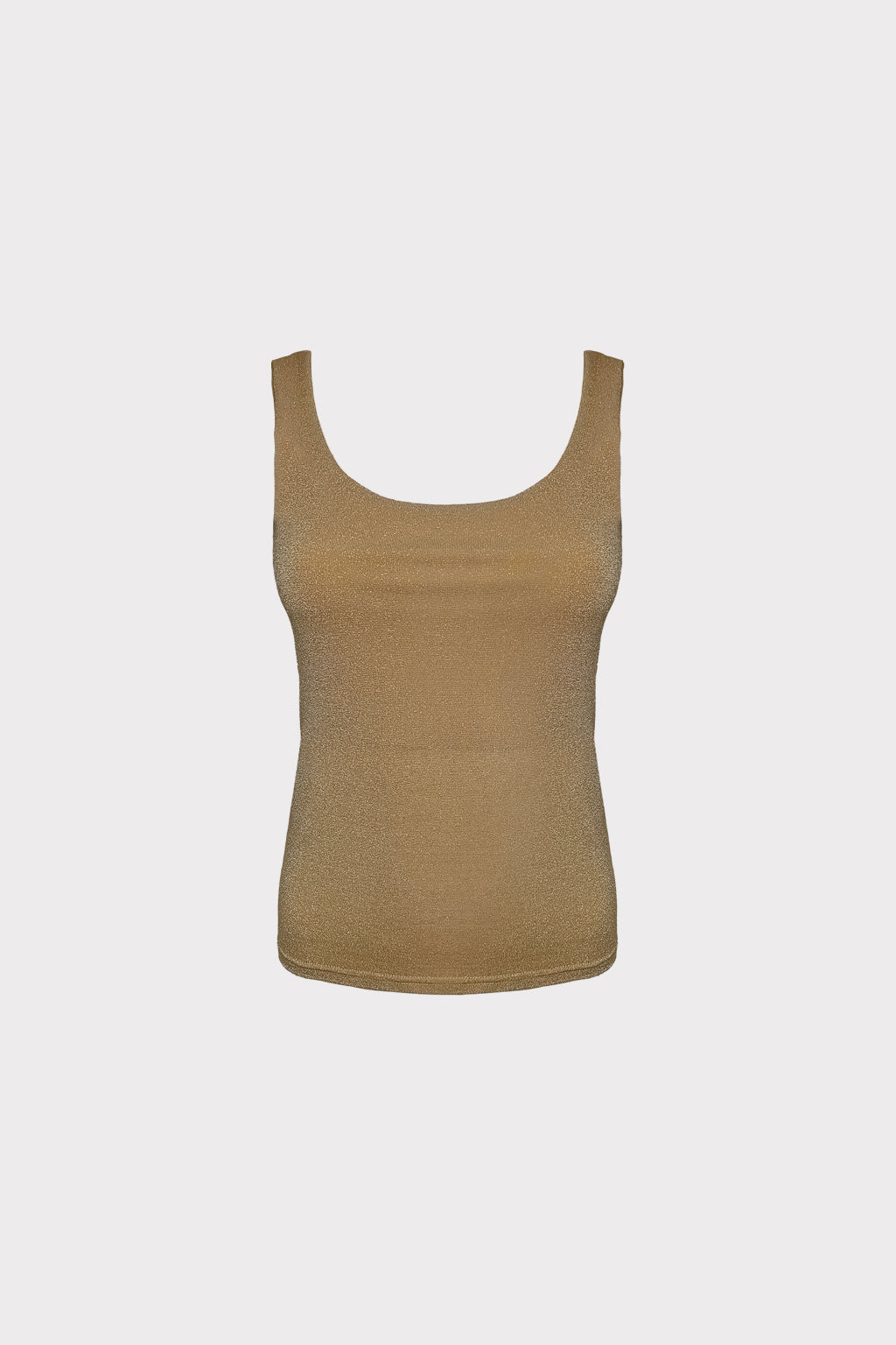 Canotta lurex spalline larghe