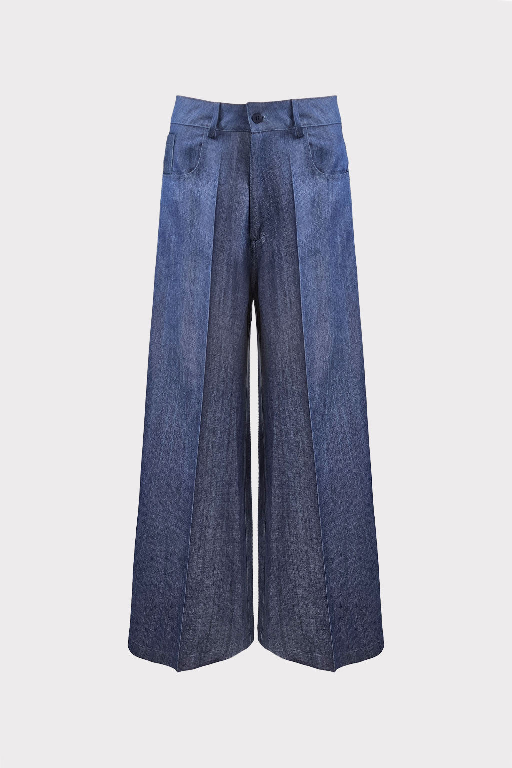 Pantalone ampio in denim
