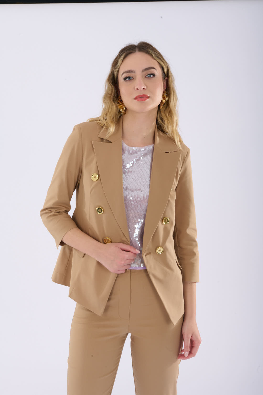 Blazer in cotone