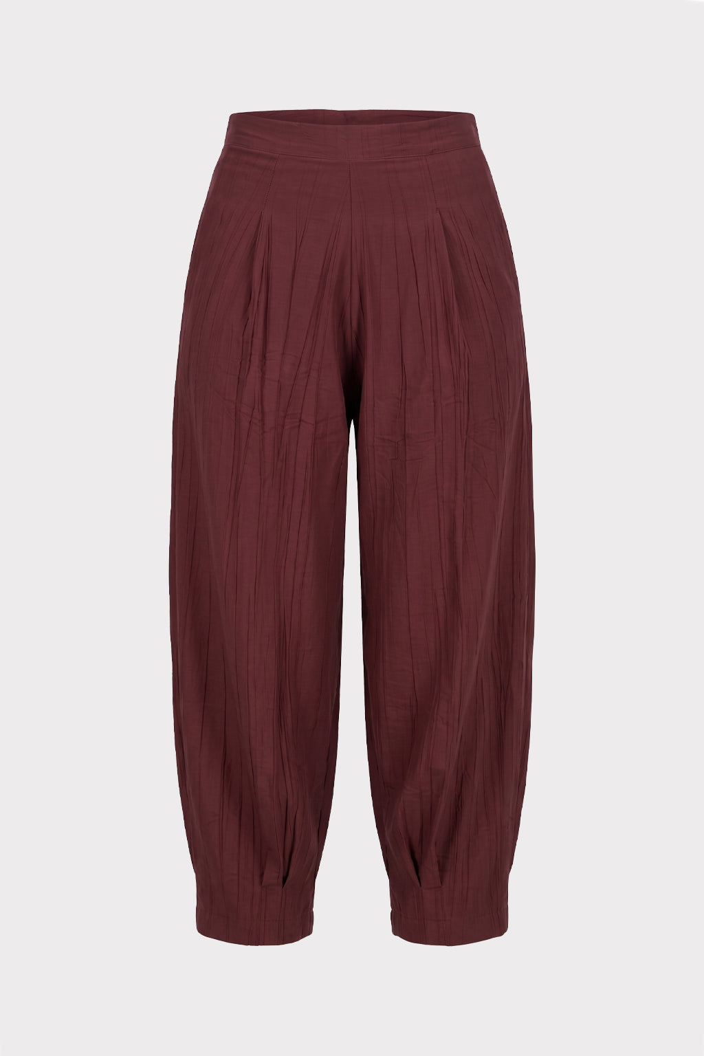 Pantaloni balloon bustino elastico