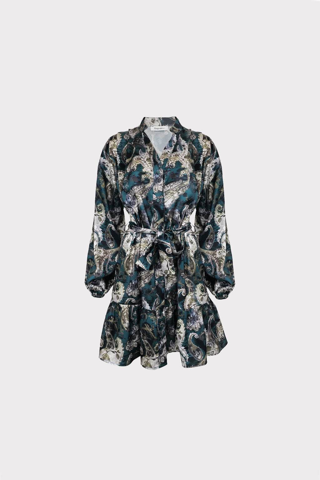 Abito camicia collo coreana