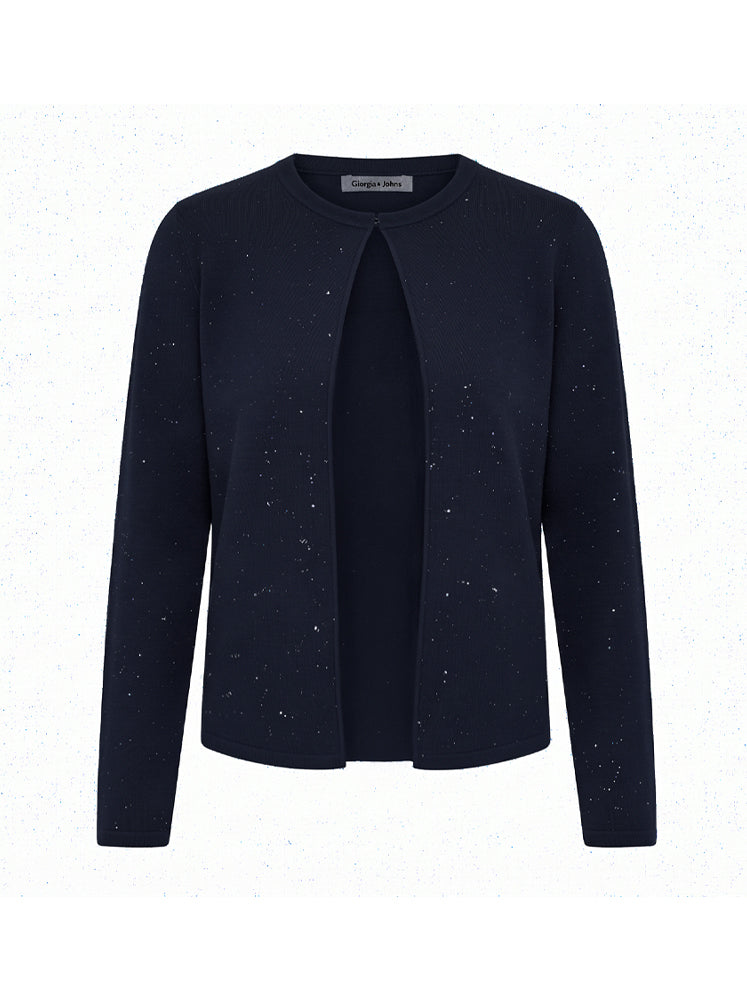 Twin set in maglia con punti luca
