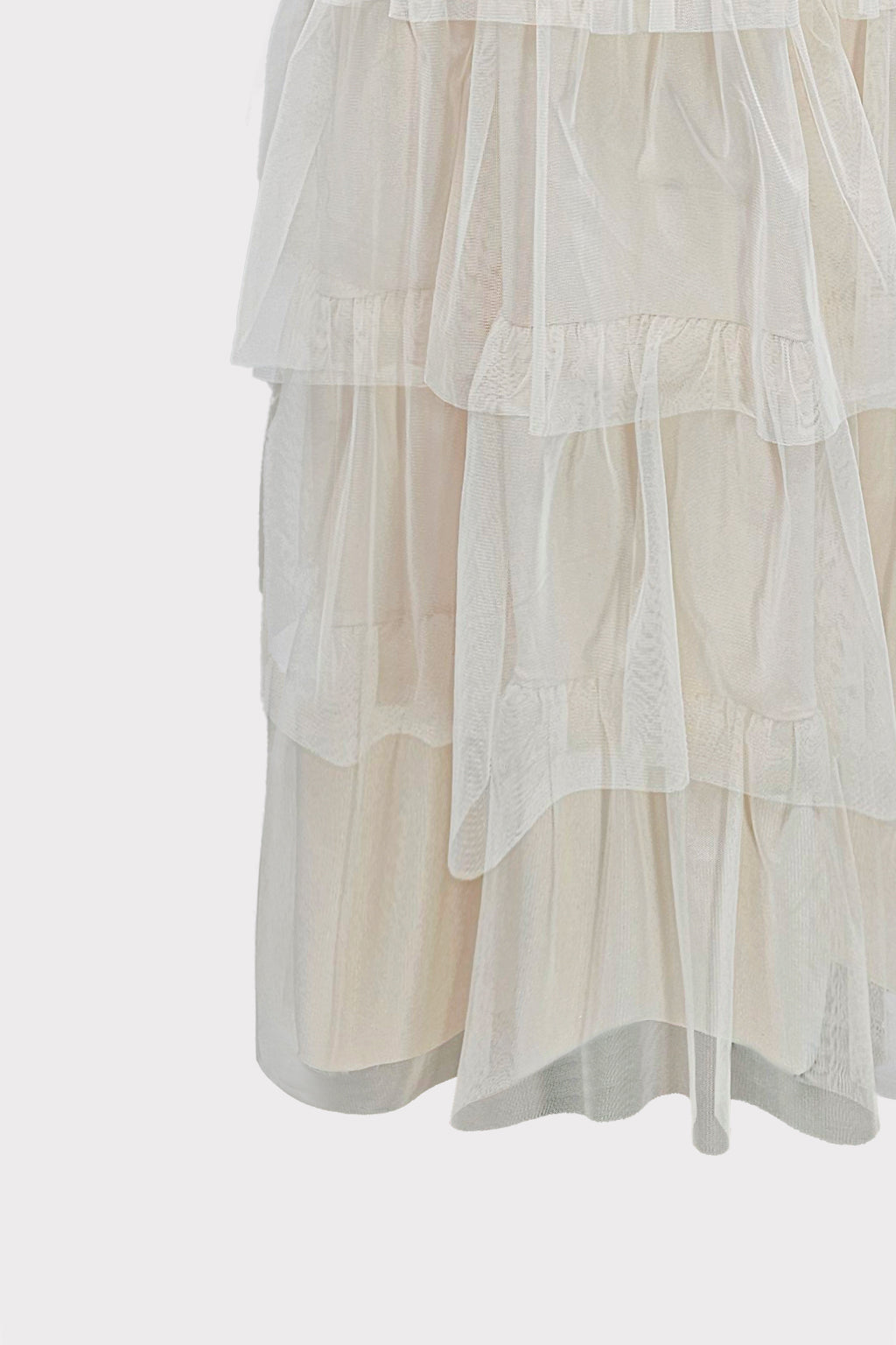 Abito tulle corpetto paillettes