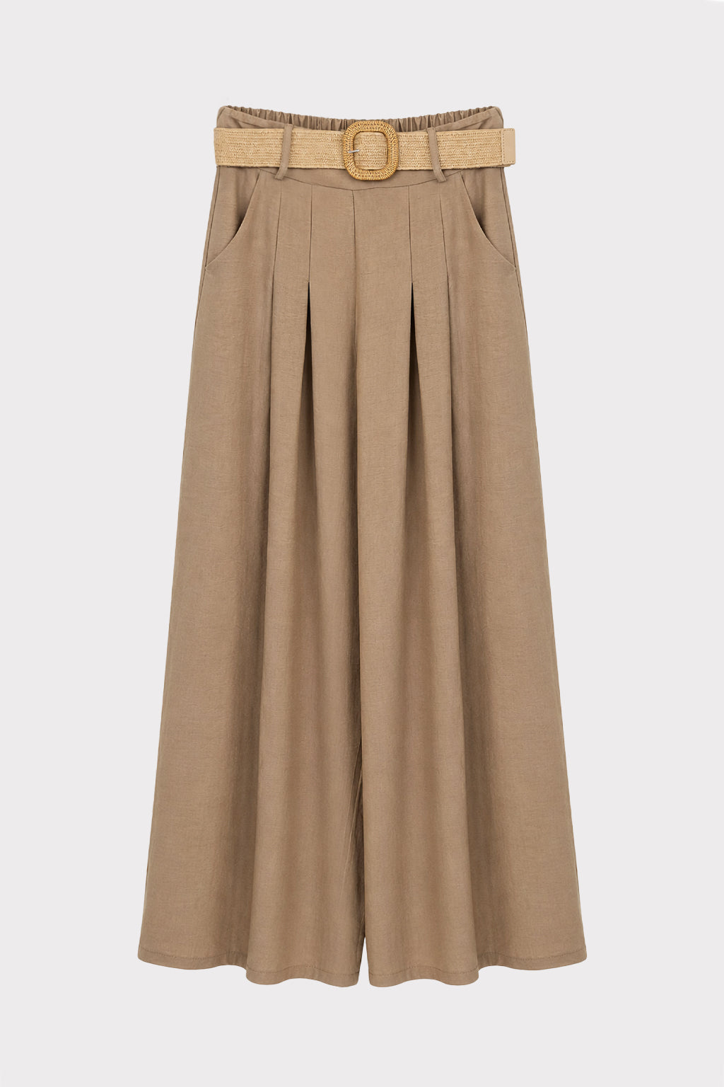 Pantaloni ampi con cintura