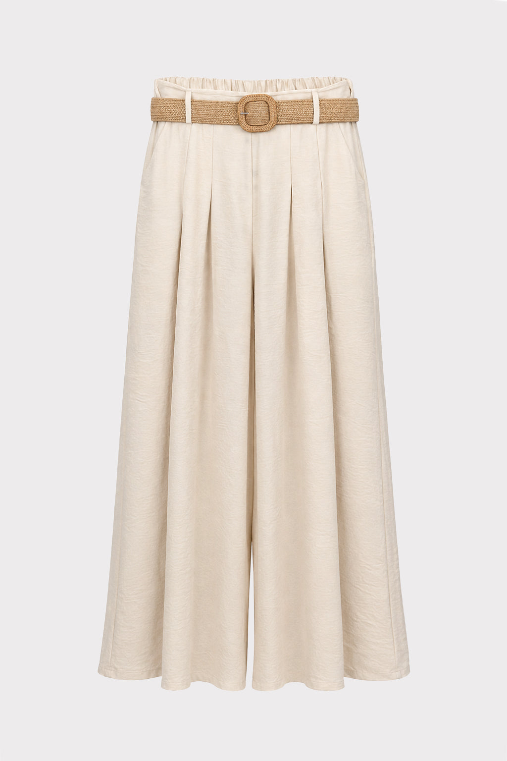 Pantaloni ampi con cintura